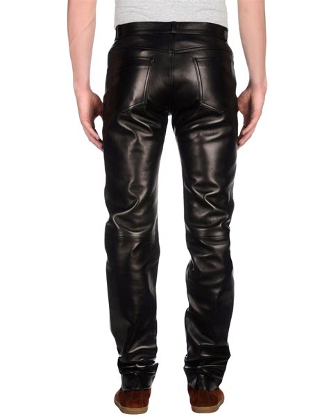 mens gucci satin pants|gucci leather bottoms for men.